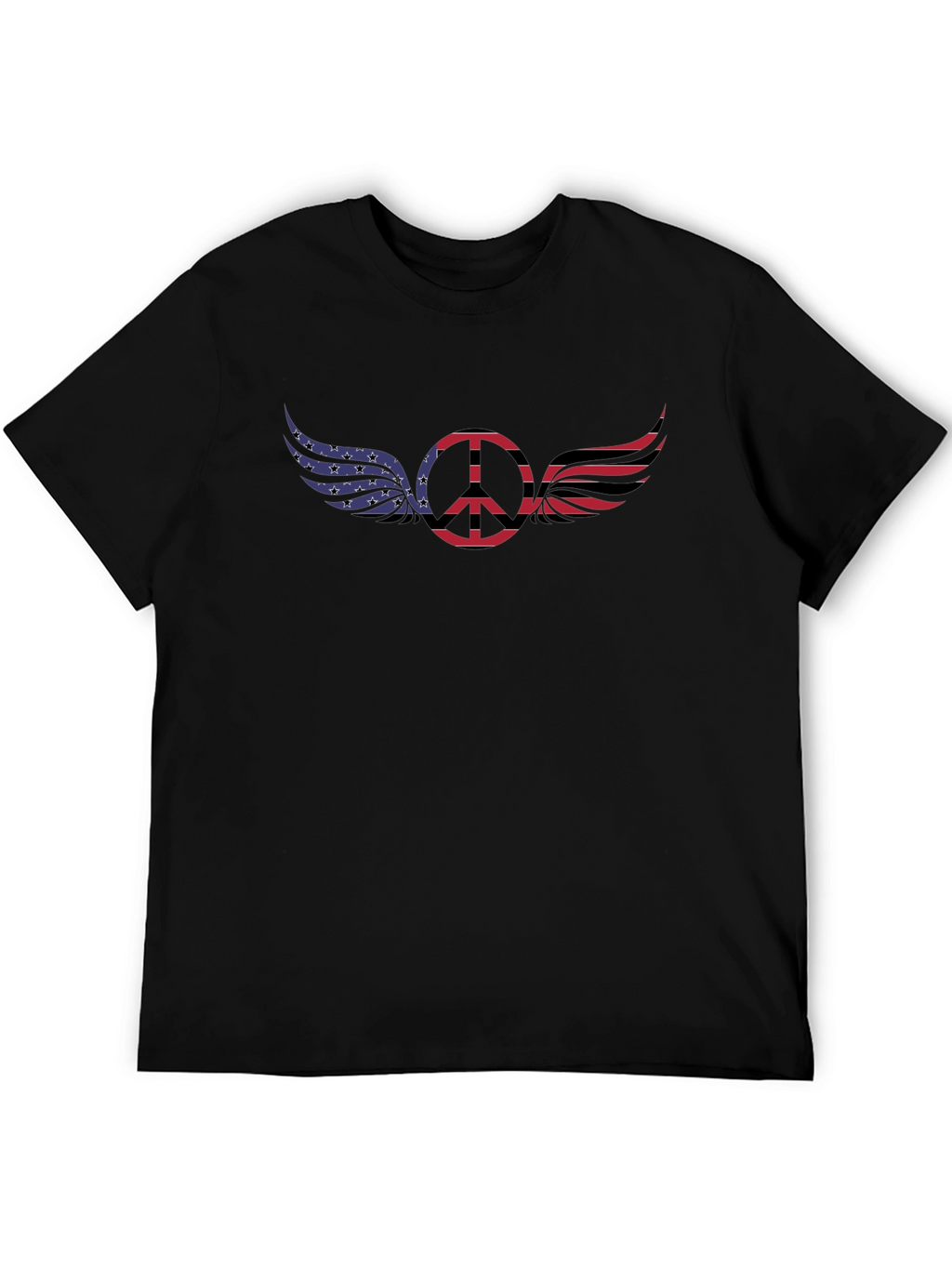 Patriotic Peace Wings Graphic Tee