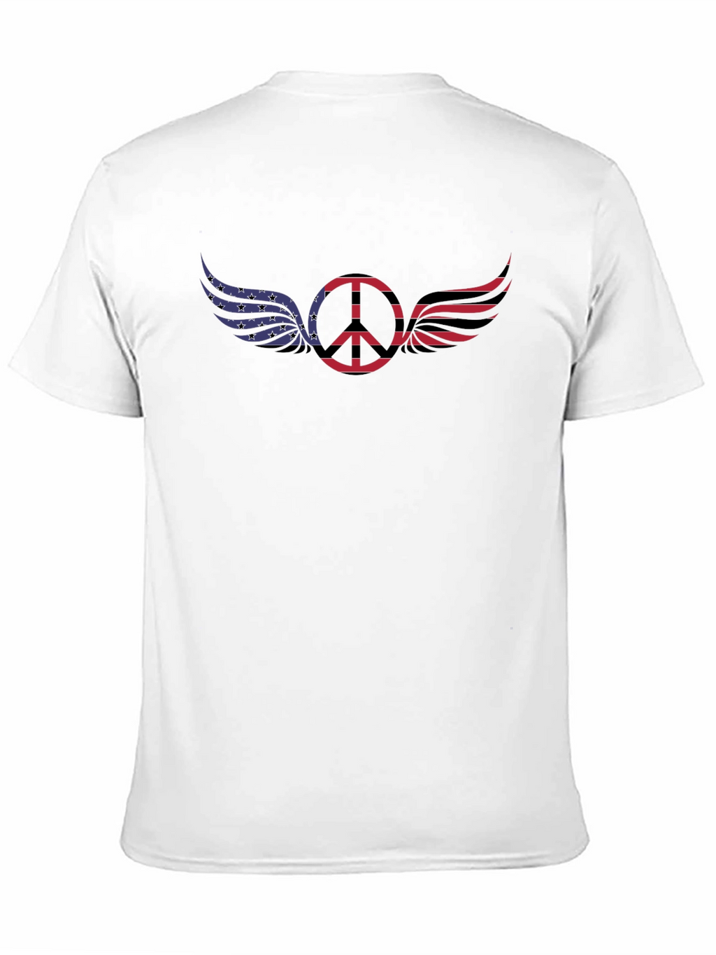 Patriotic Peace Wings Graphic Tee
