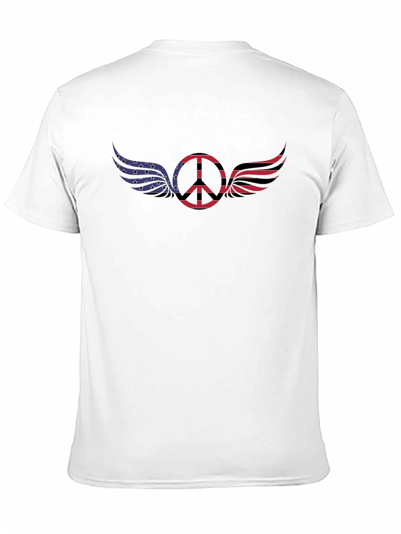 Patriotic Peace Wings Graphic Tee