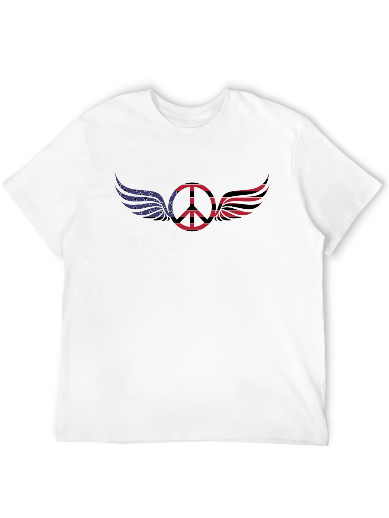 Patriotic Peace Wings Graphic Tee