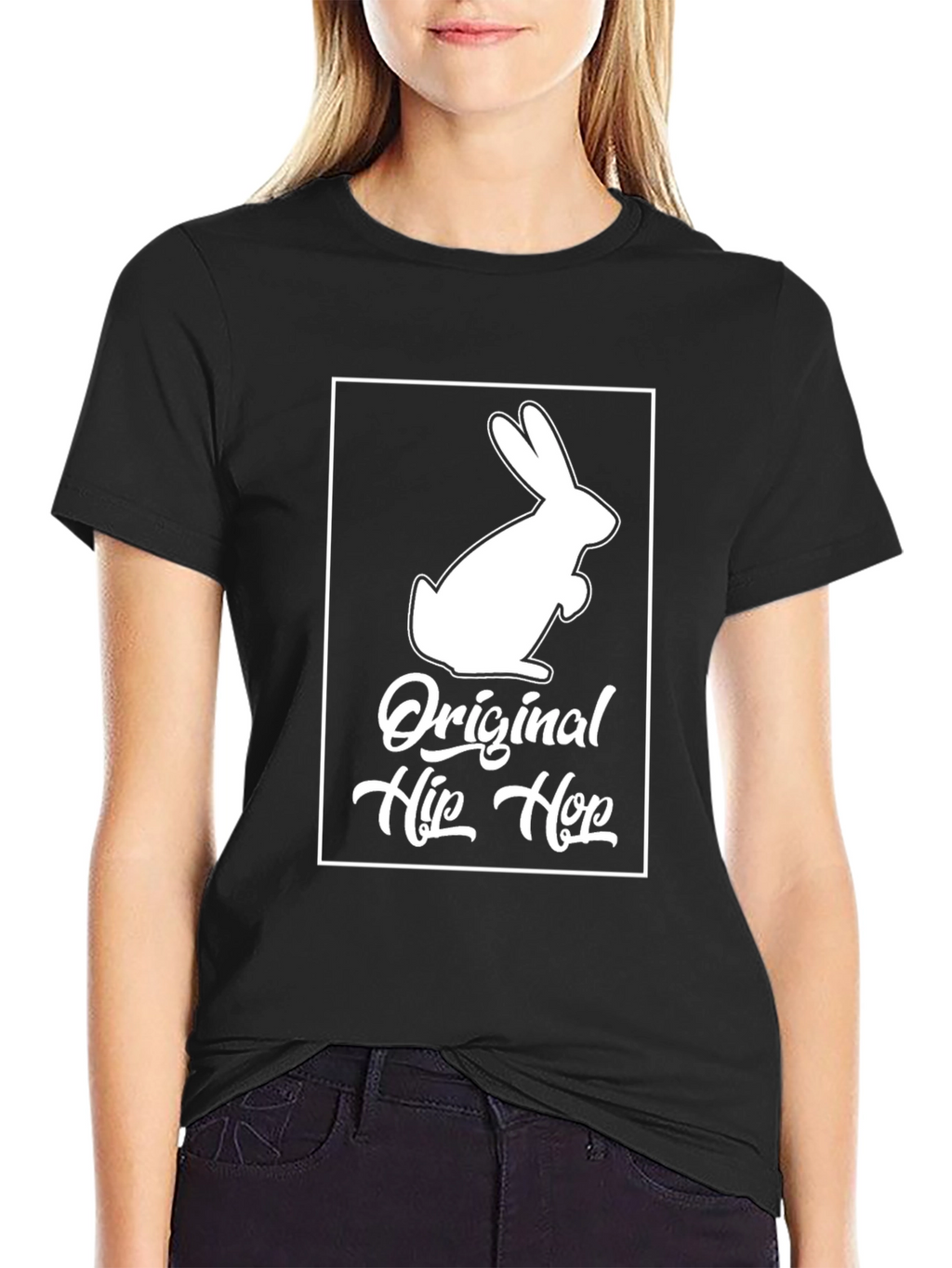 Original Hip Hop Rabbit T-Shirt - Unique Design