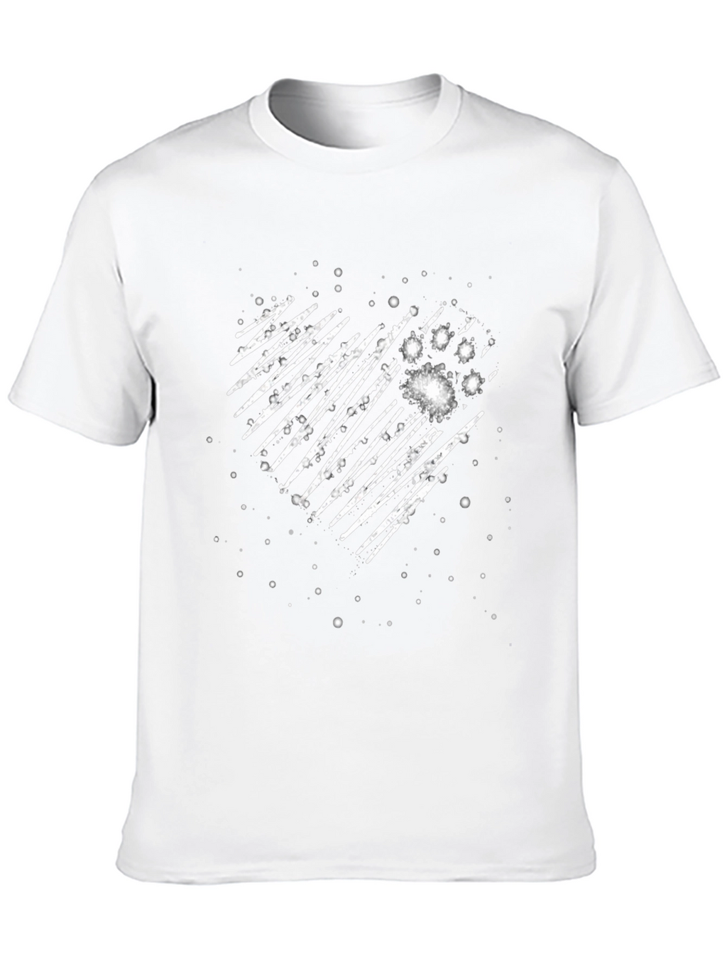 Heart Paw Print Graphic Tee