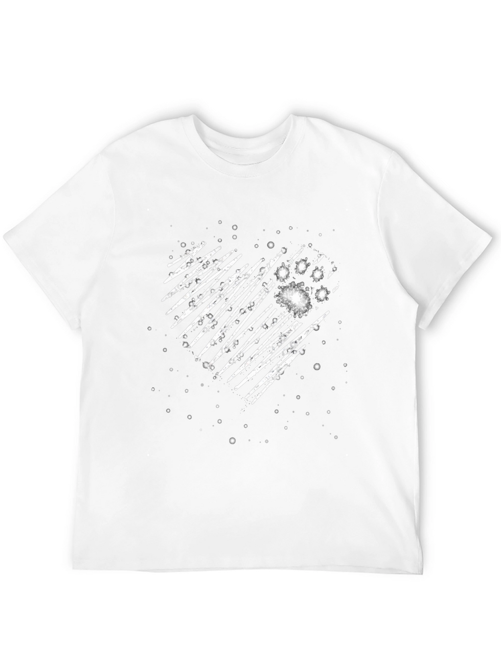 Heart Paw Print Graphic Tee