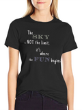 The Sky Is Not The Limit Graphic T-Shirt
