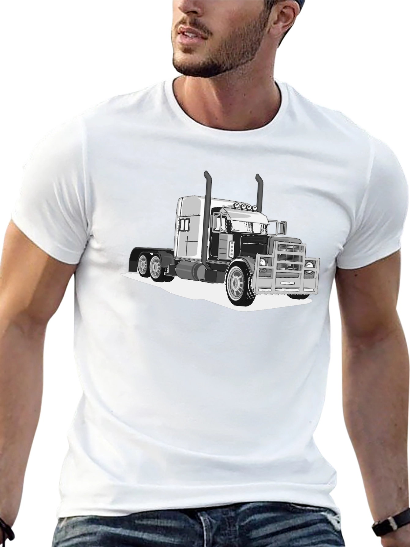 Truck Graphic Tee - Black