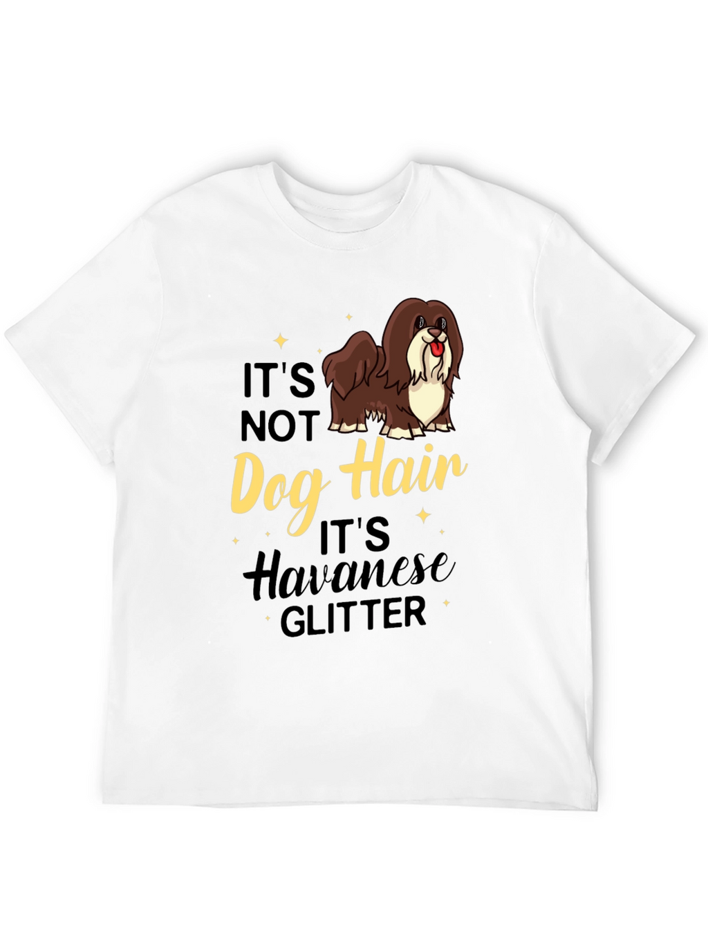 Havanese Glitter T-Shirt - Dog Lover Tee