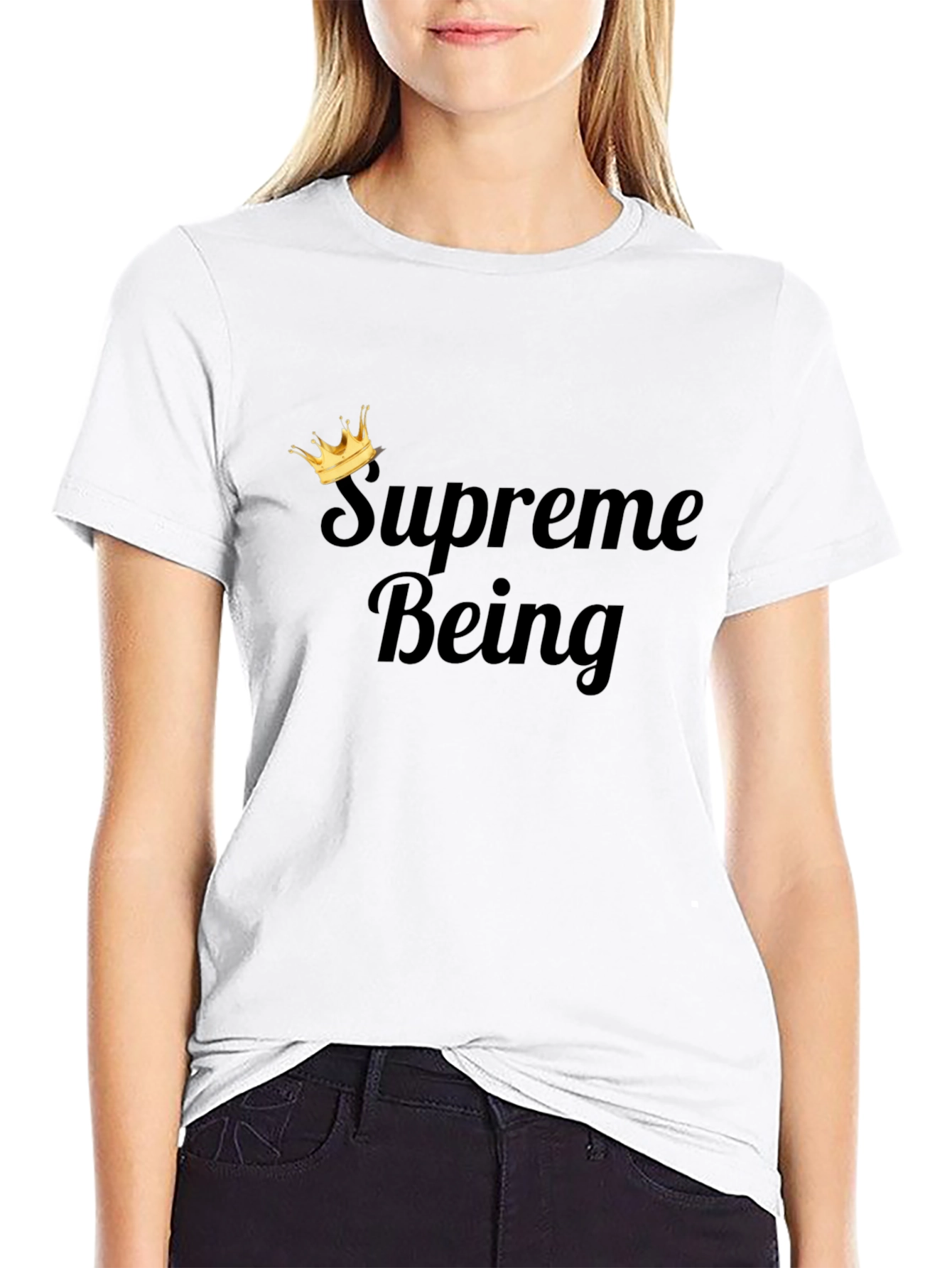 Supreme Being Black T-Shirt