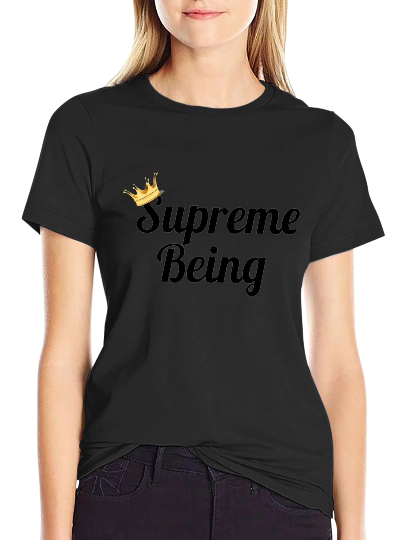 Supreme Being Black T-Shirt