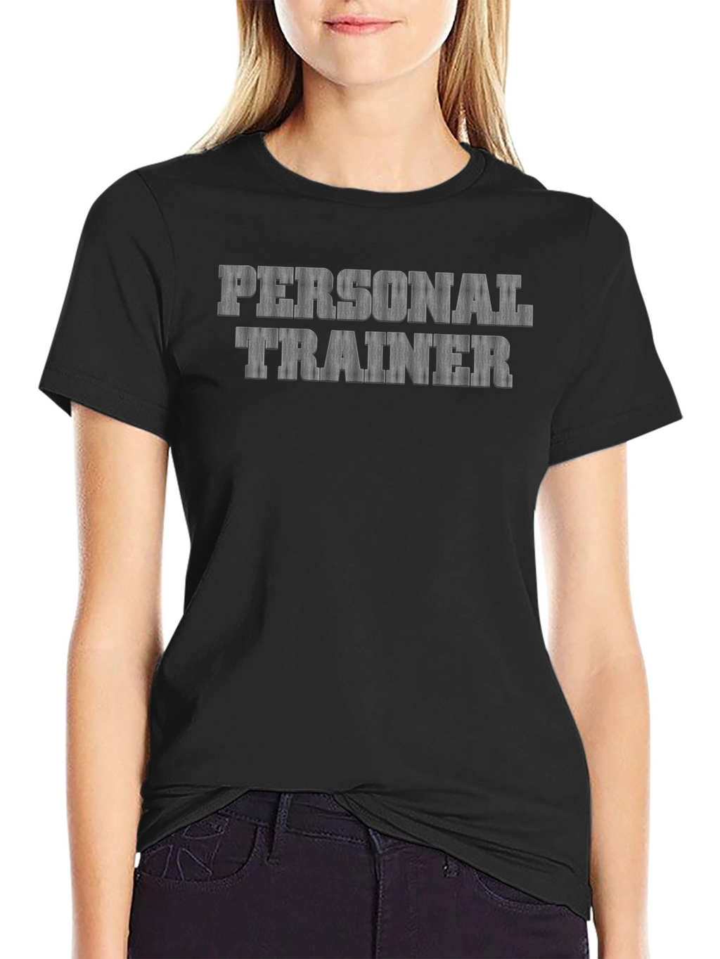Personal Trainer Black Graphic T-Shirt