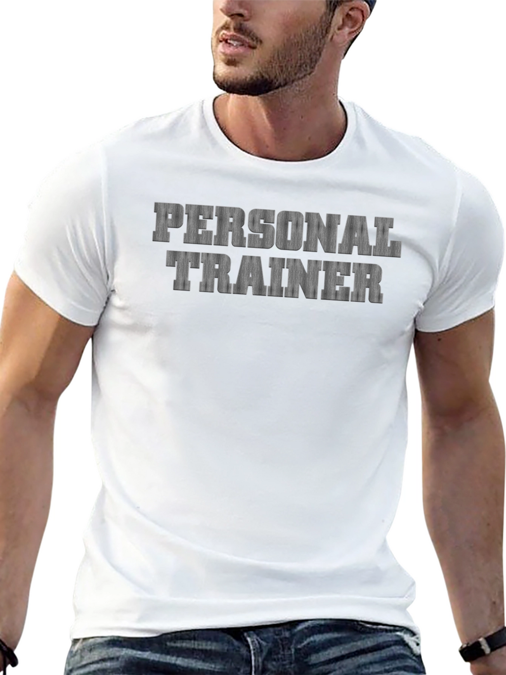 Personal Trainer Black Graphic T-Shirt
