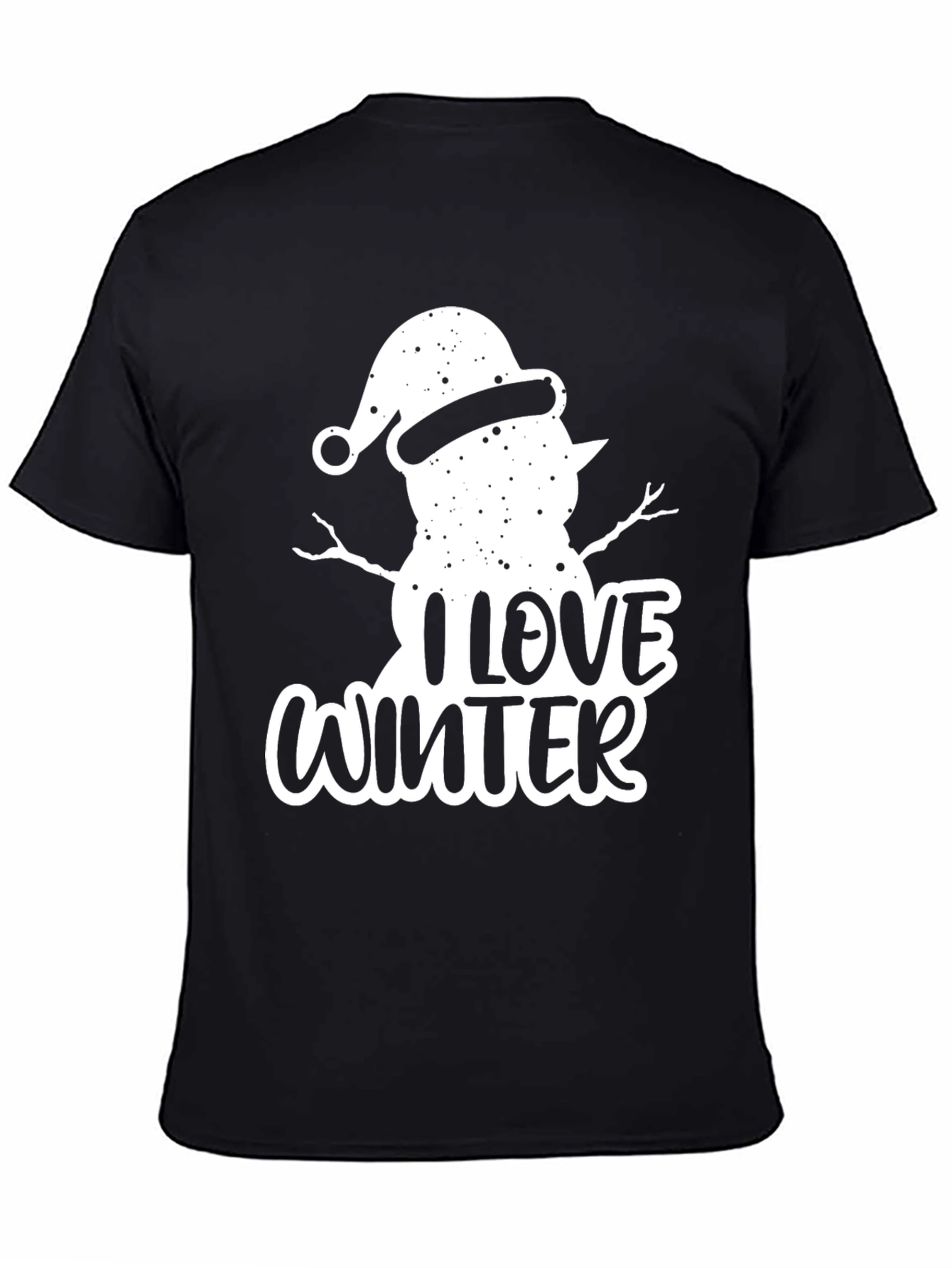I Love Winter Snowman Graphic Tee