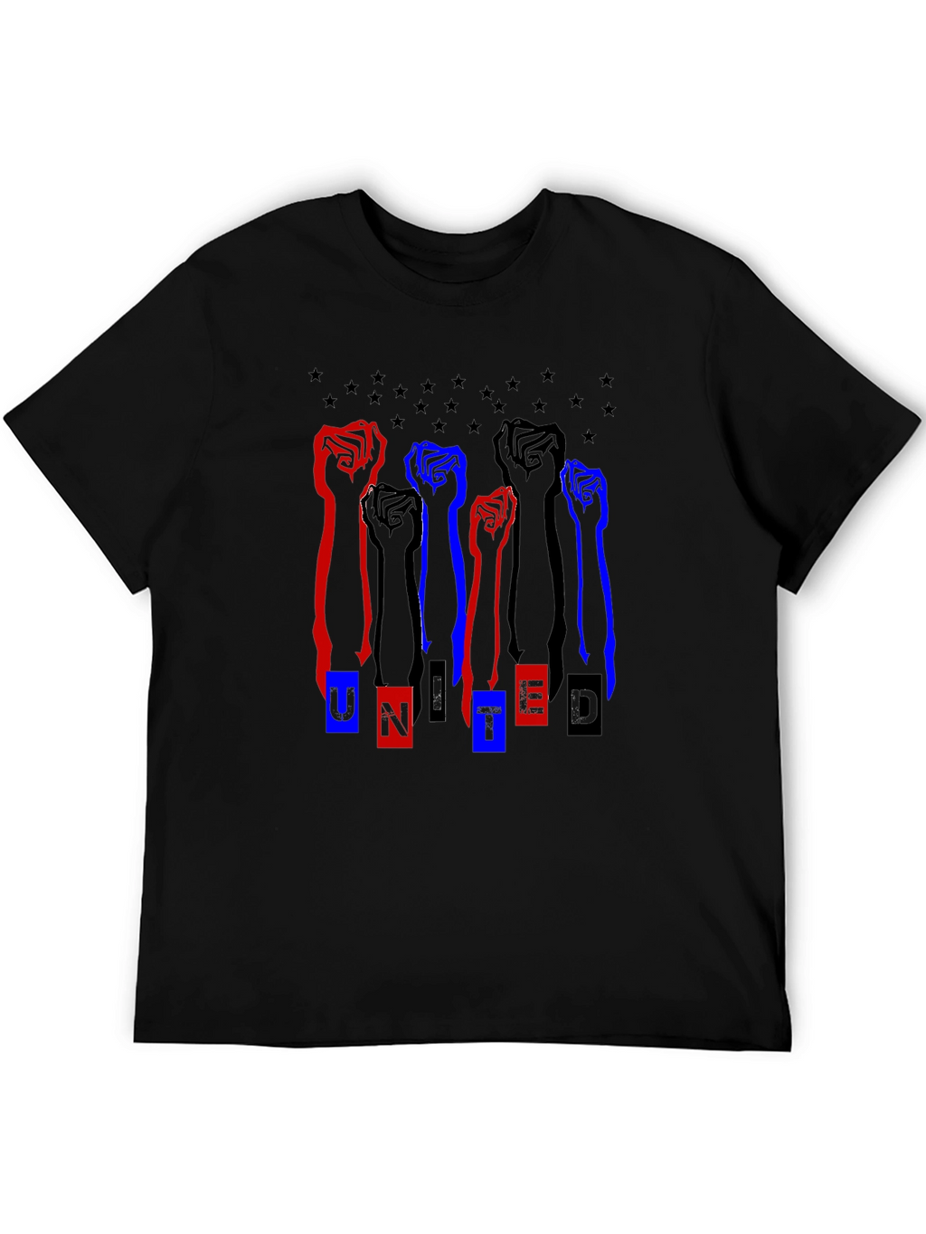 United Graphic Tee - Black Unisex T-Shirt