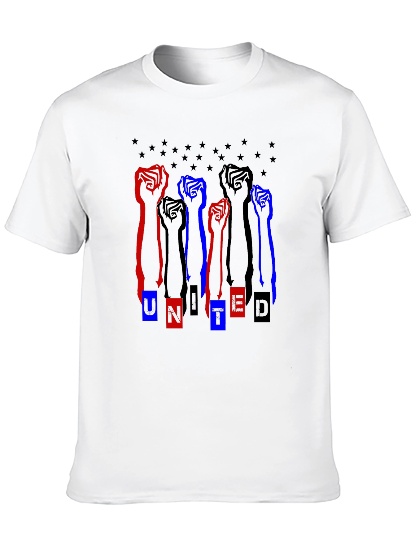 United Graphic Tee - Black Unisex T-Shirt