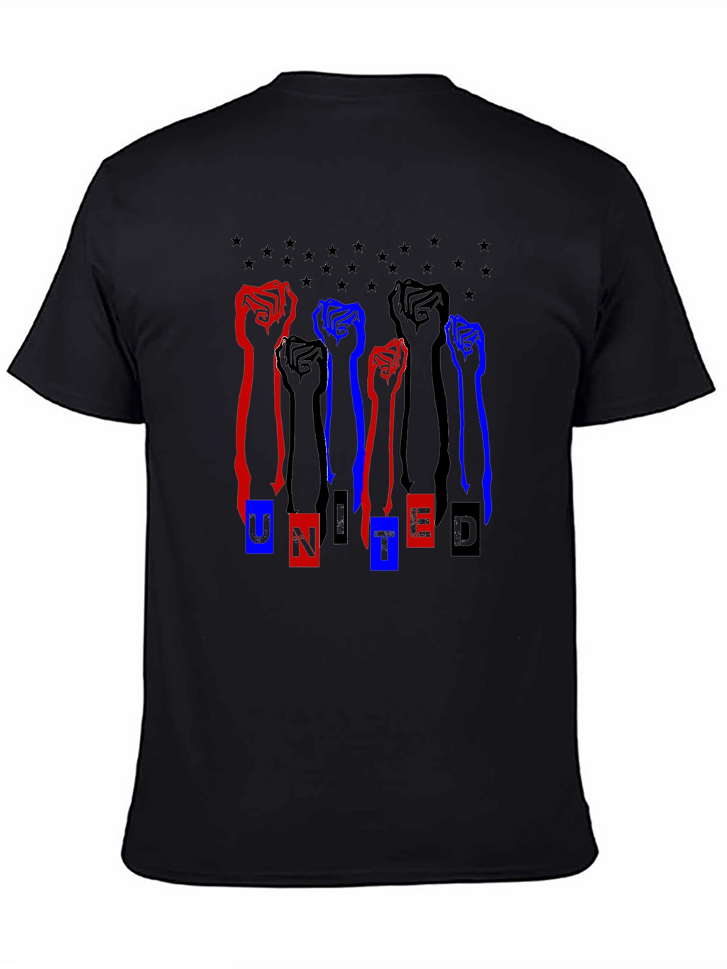 United Graphic Tee - Black Unisex T-Shirt