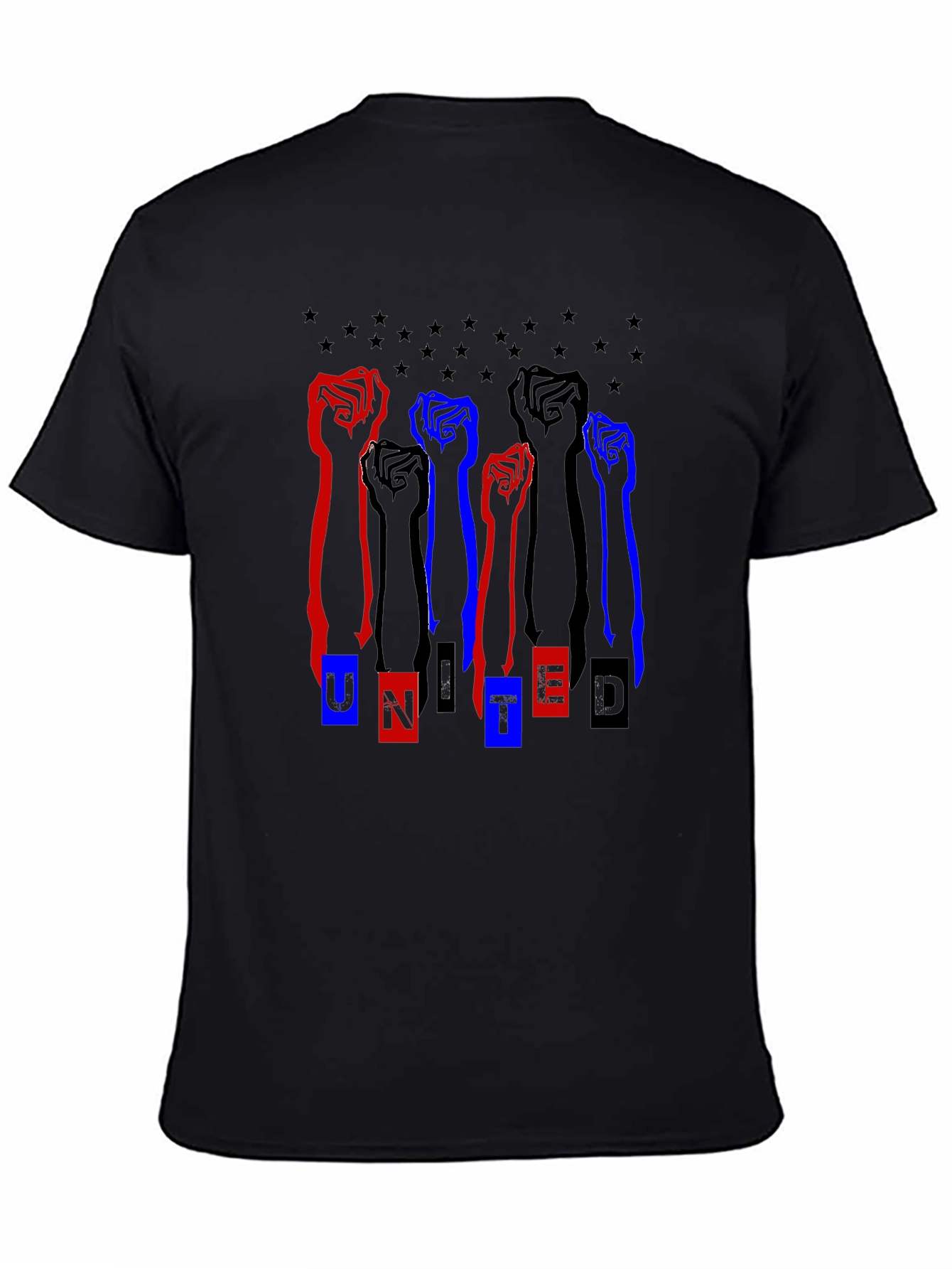 United Graphic Tee - Black Unisex T-Shirt