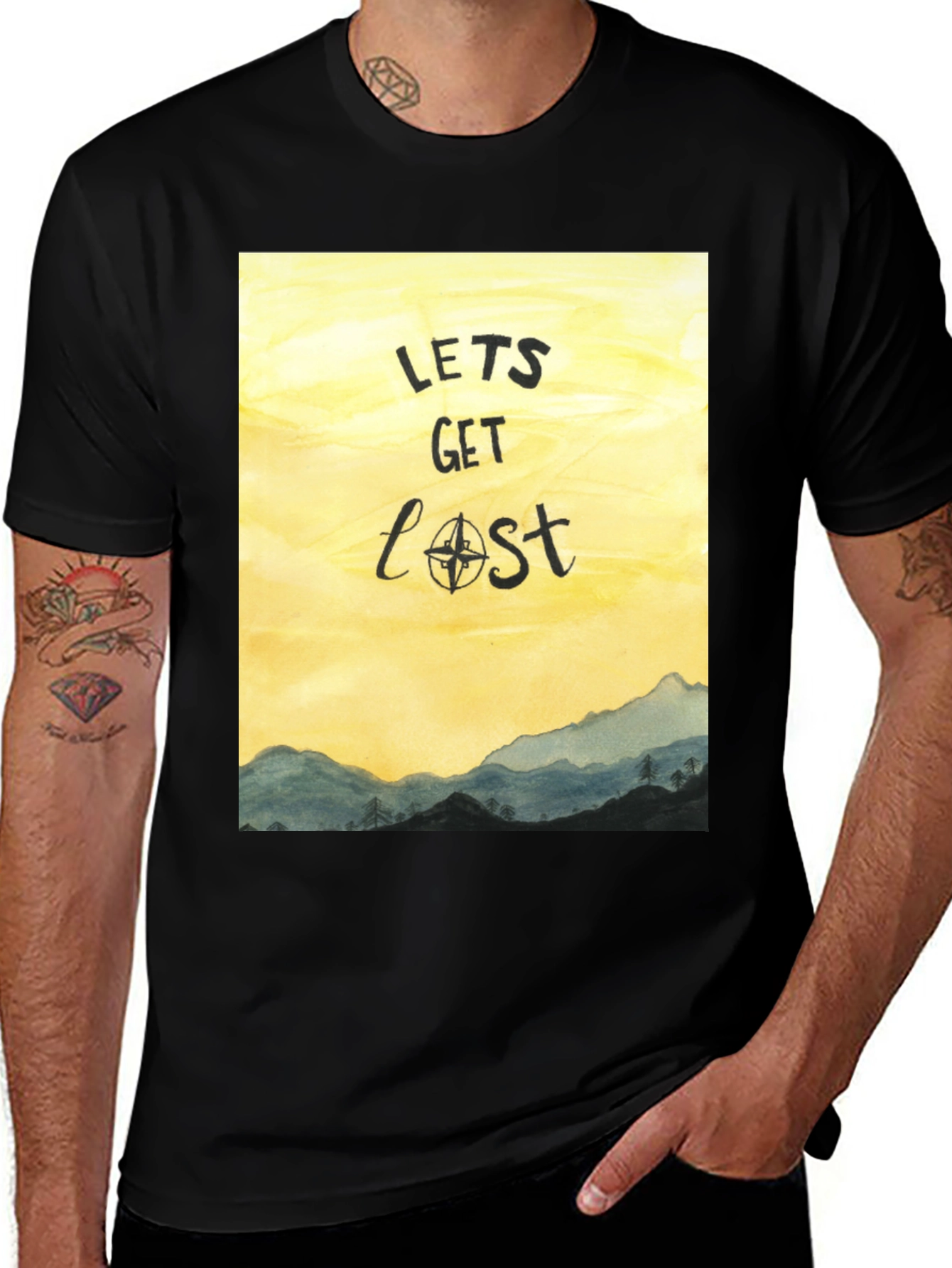 Lets Get Lost Adventure T-Shirt