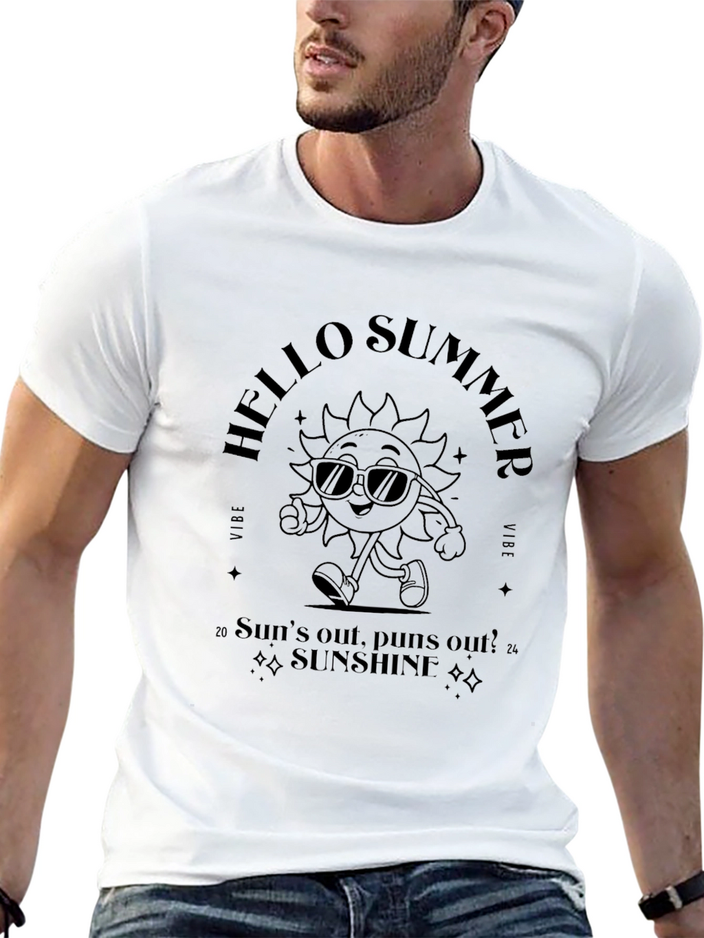 Hello Summer T-Shirt - Suns Out Puns Out!