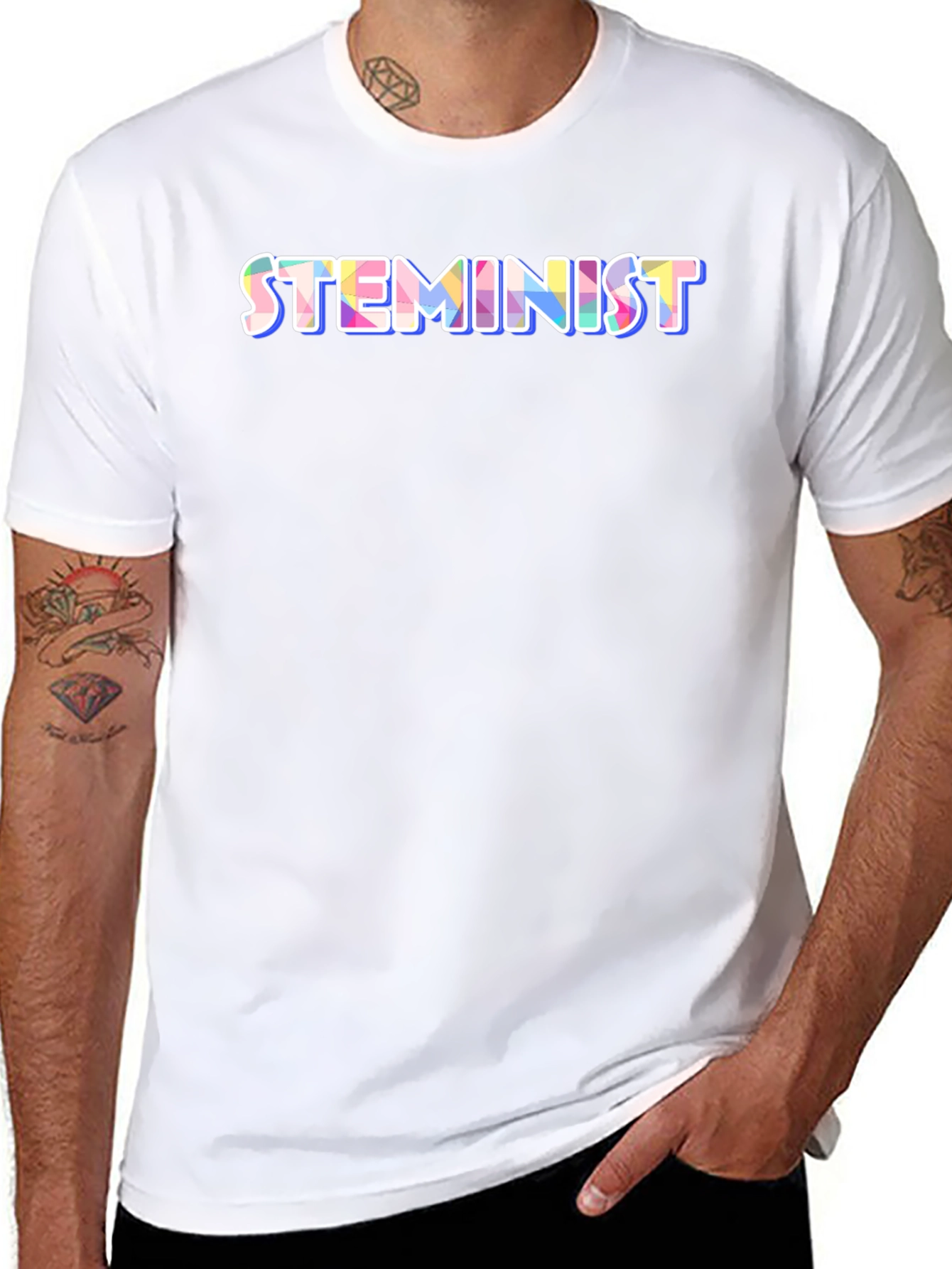 STEMINIST T-Shirt - Science Technology Engineering Math & Feminism