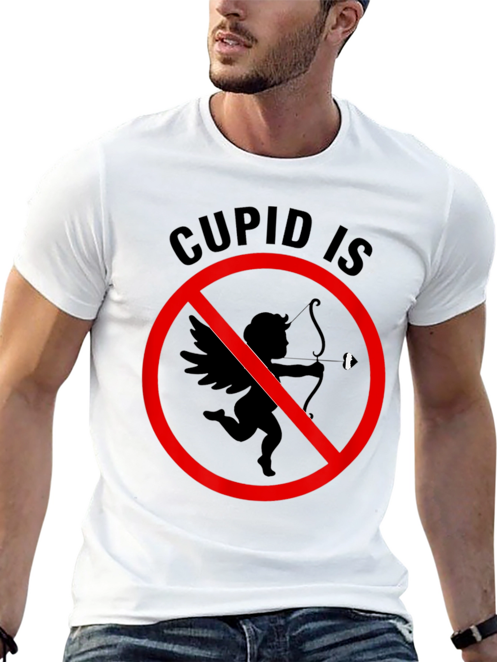 Anti-Valentines Day Cupid T-Shirt