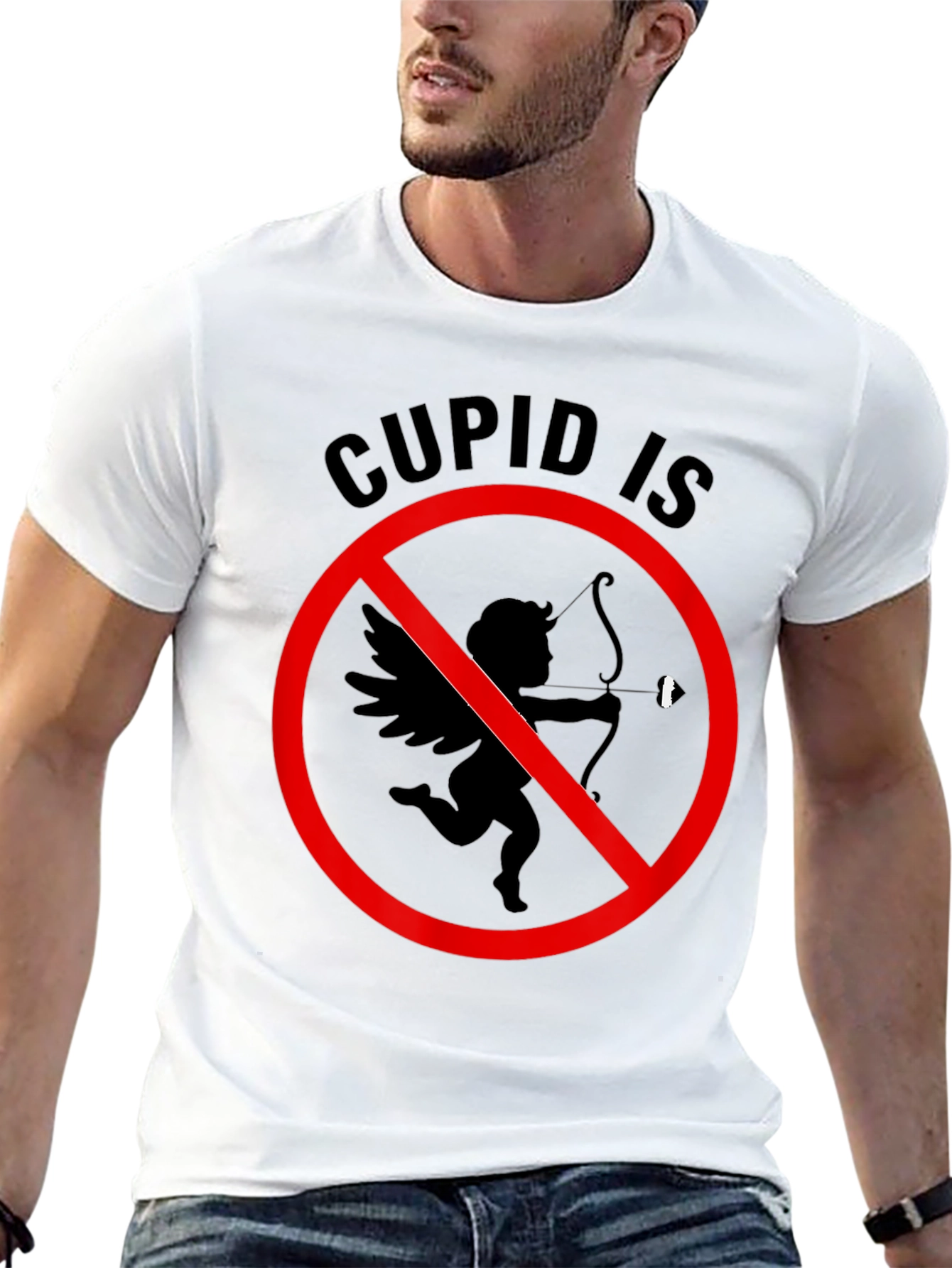 Anti-Valentines Day Cupid T-Shirt