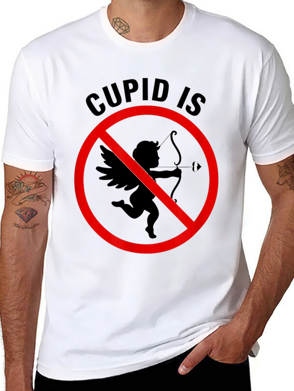 Anti-Valentines Day Cupid T-Shirt