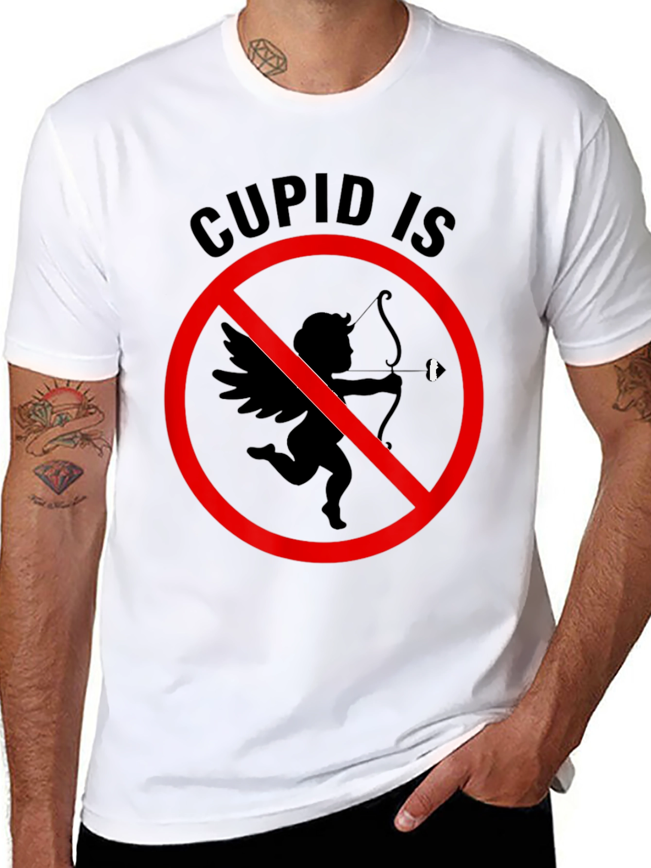 Anti-Valentines Day Cupid T-Shirt