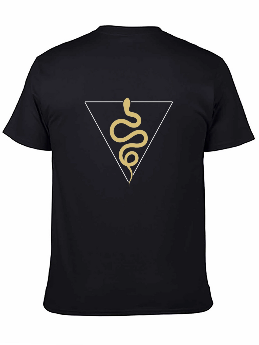 Black Snake Triangle Graphic Tee