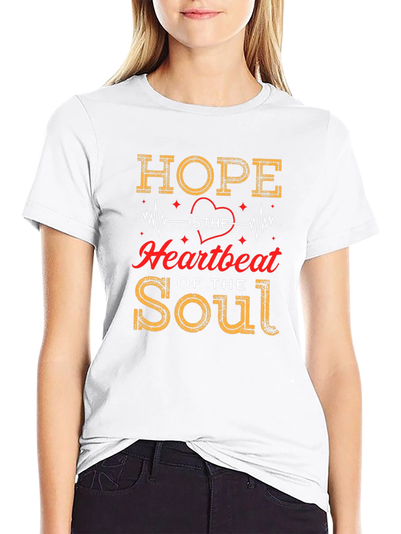 Hope Heartbeat of Soul Graphic T-Shirt