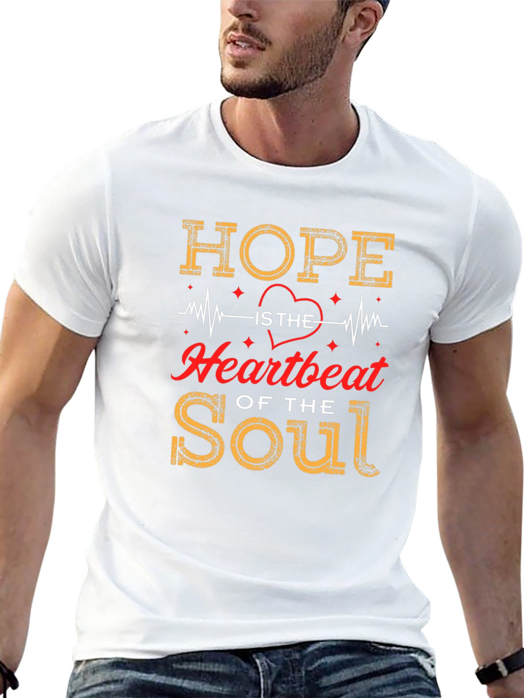 Hope Heartbeat of Soul Graphic T-Shirt