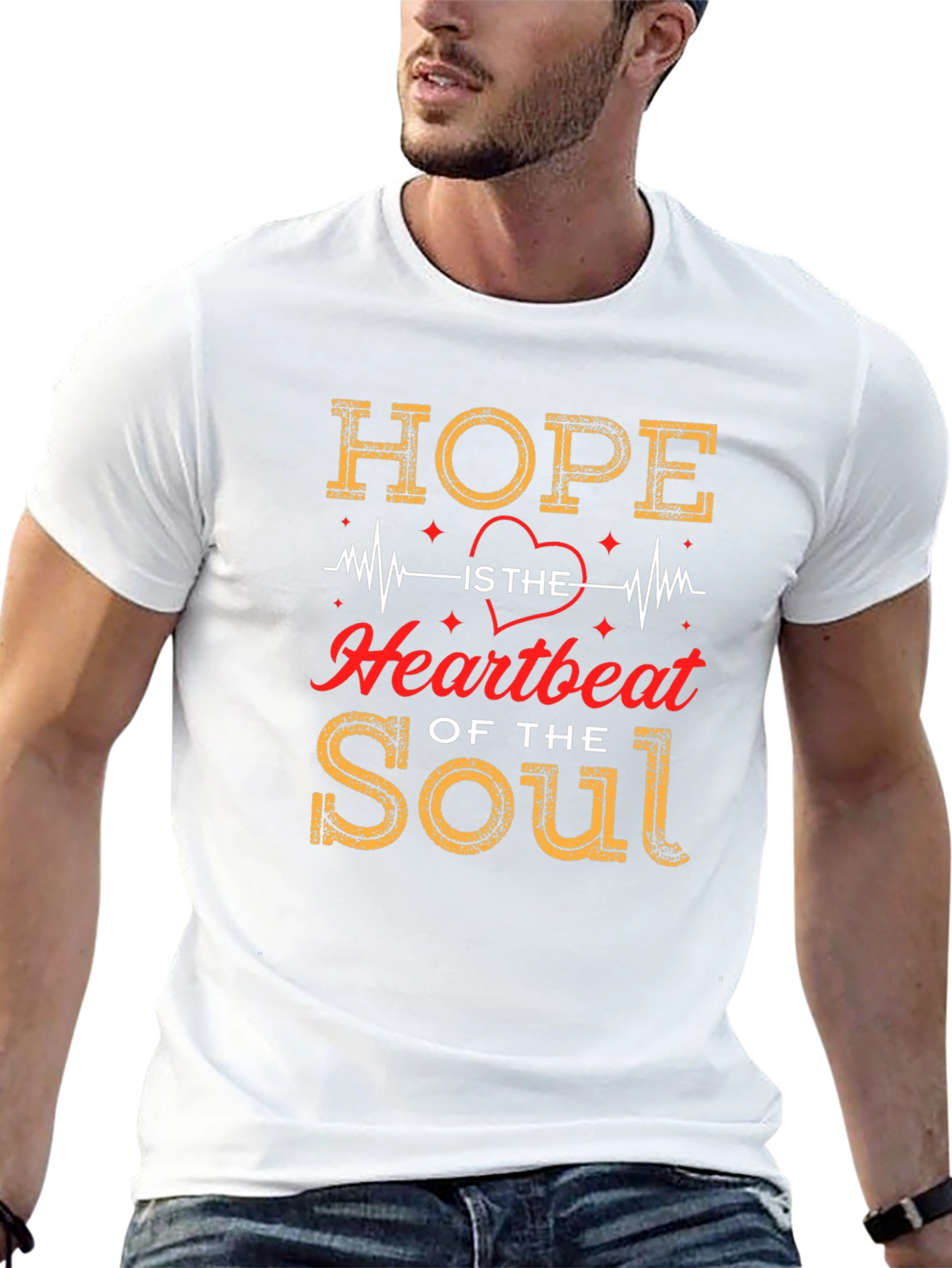 Hope Heartbeat of Soul Graphic T-Shirt