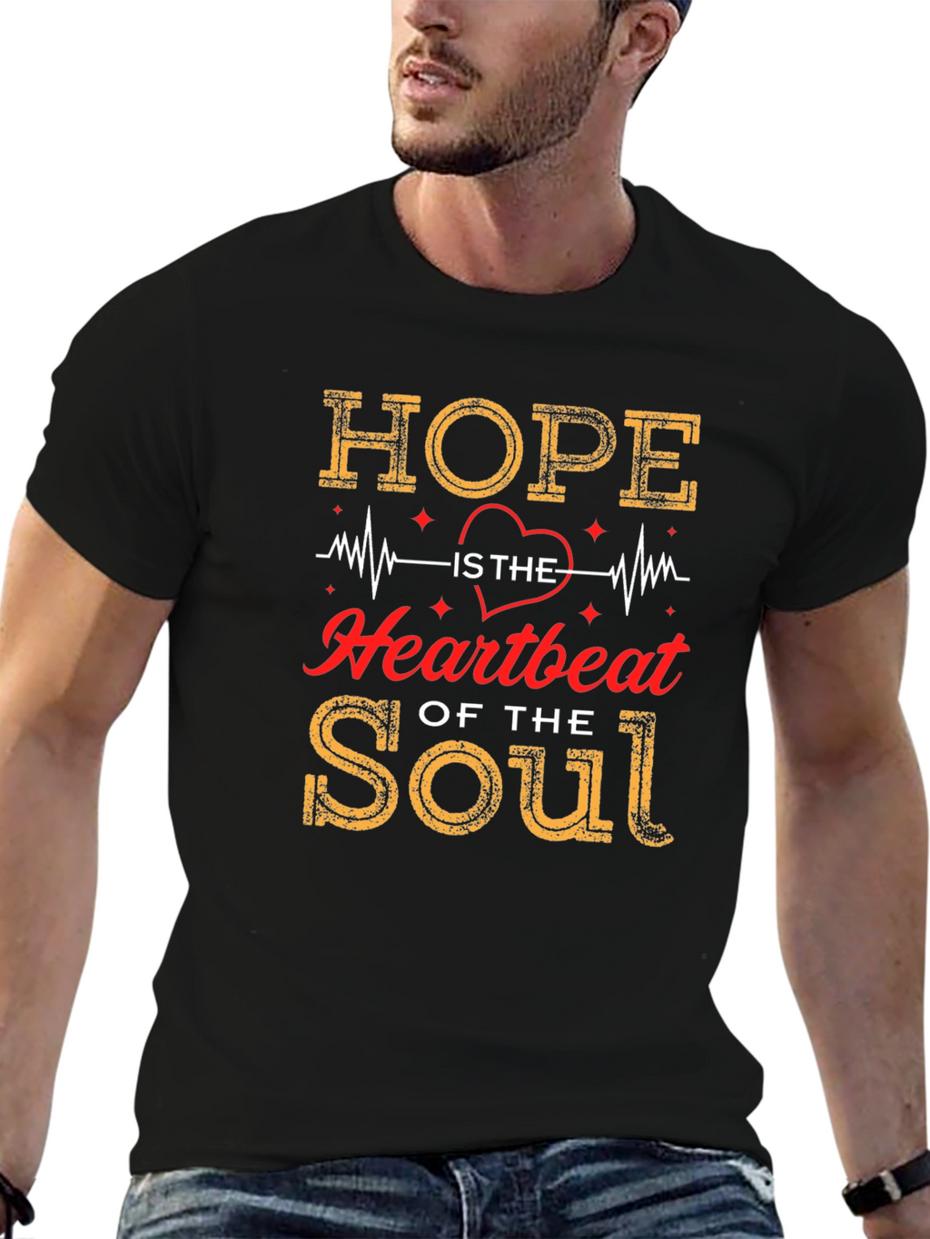 Hope Heartbeat of Soul Graphic T-Shirt