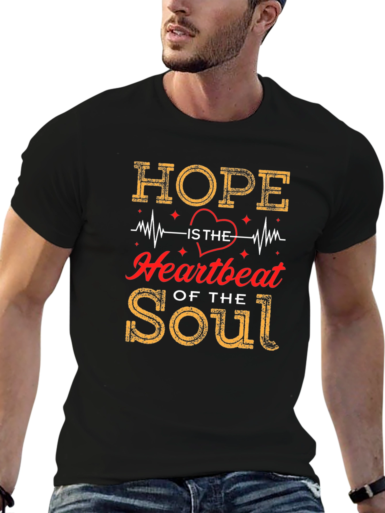 Hope Heartbeat of Soul Graphic T-Shirt