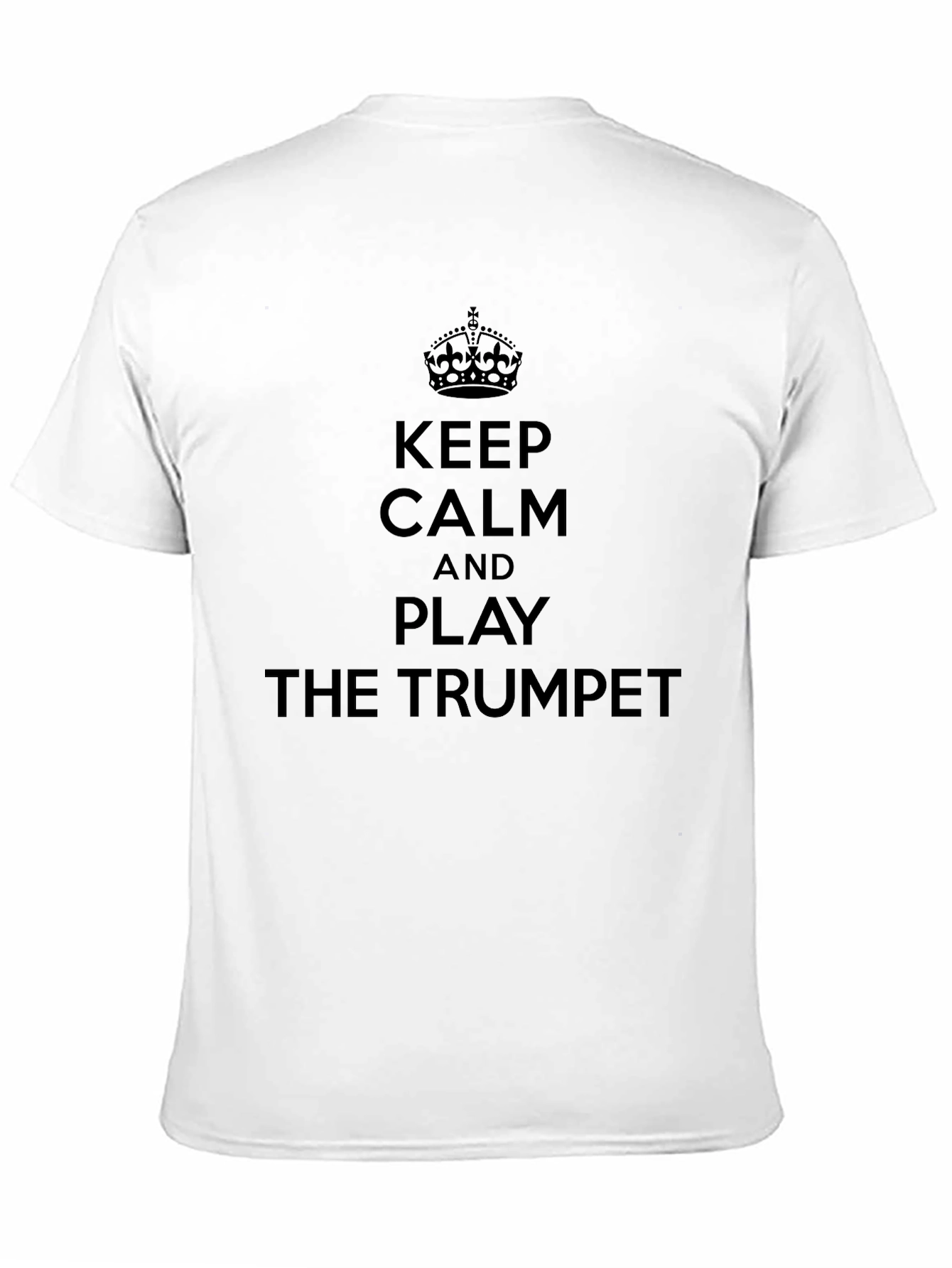 Keep Calm & Play Trumpet T-Shirt - Black