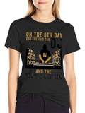 DJ God Created T-Shirt - Music Lover Tee