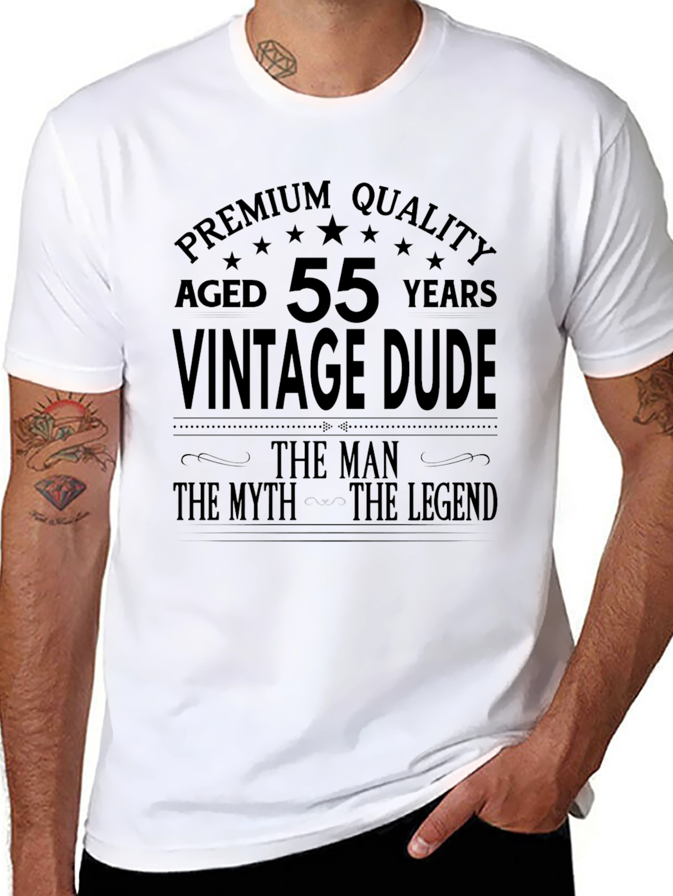 Vintage Dude 55th Birthday T-Shirt