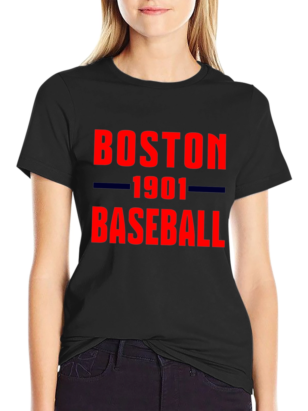 Boston Baseball 1901 Black T-Shirt