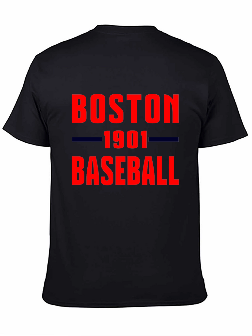 Boston Baseball 1901 Black T-Shirt