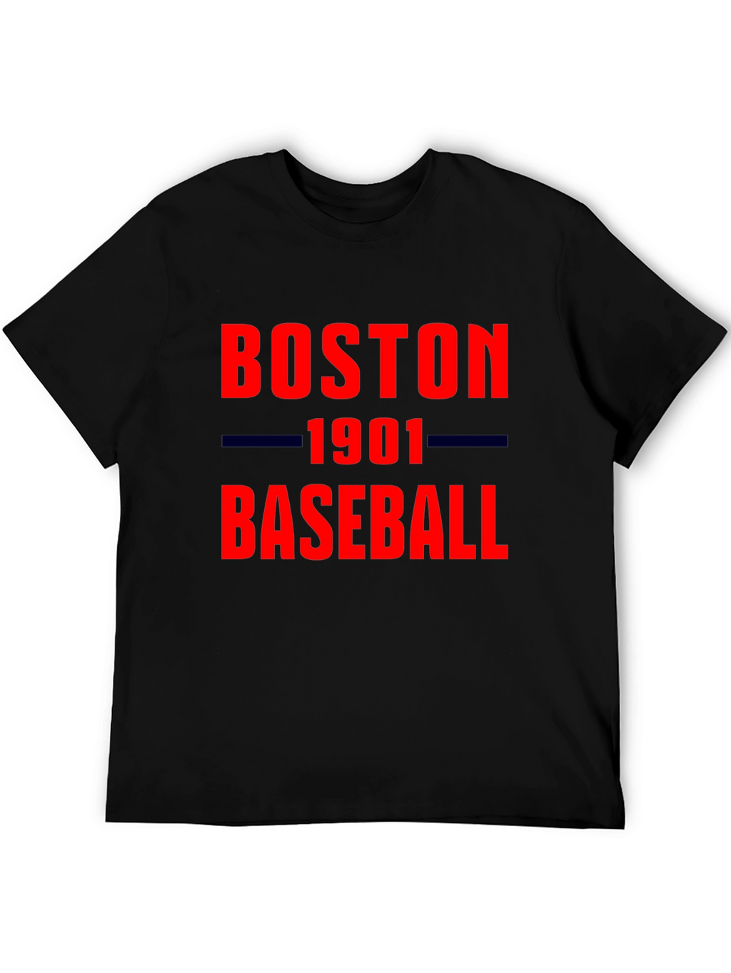 Boston Baseball 1901 Black T-Shirt