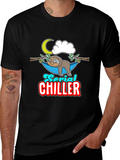 Serial Chiller Sloth Graphic T-Shirt