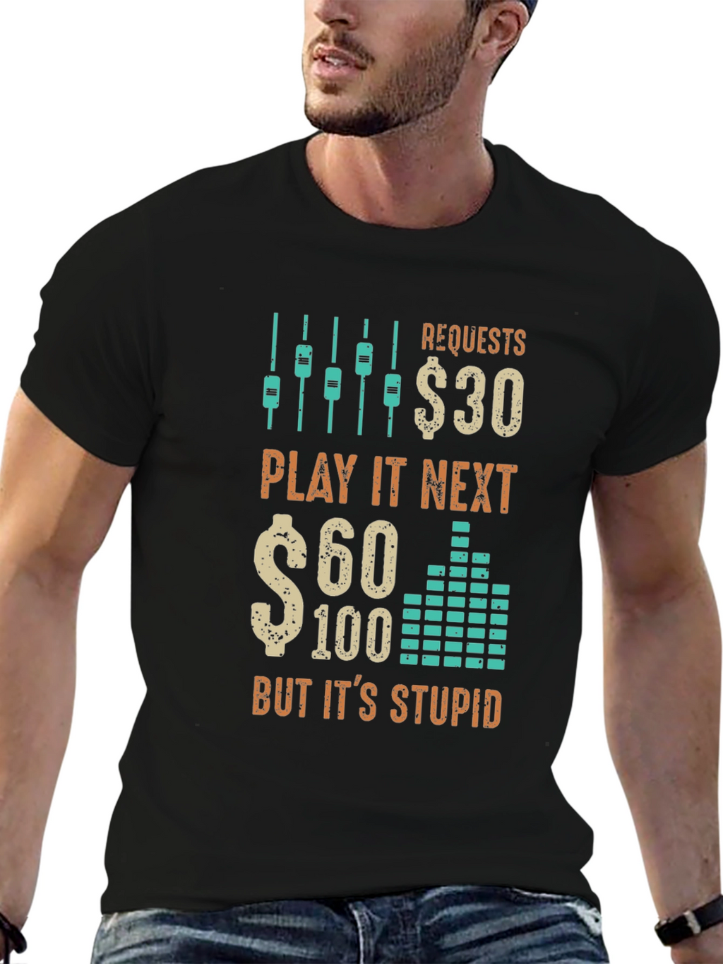 Requests T-Shirt: Funny DJ Music Lover Tee
