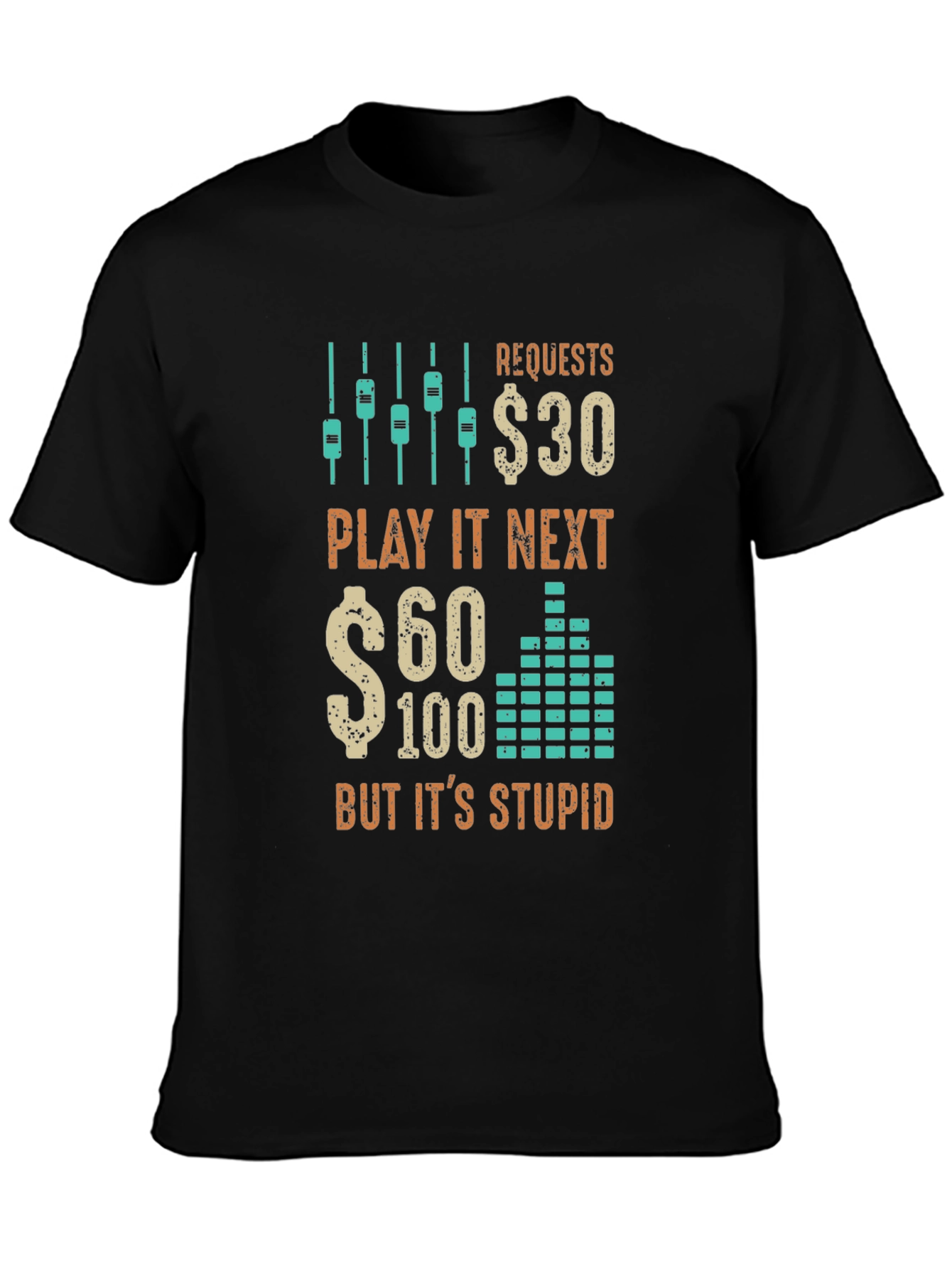 Requests T-Shirt: Funny DJ Music Lover Tee