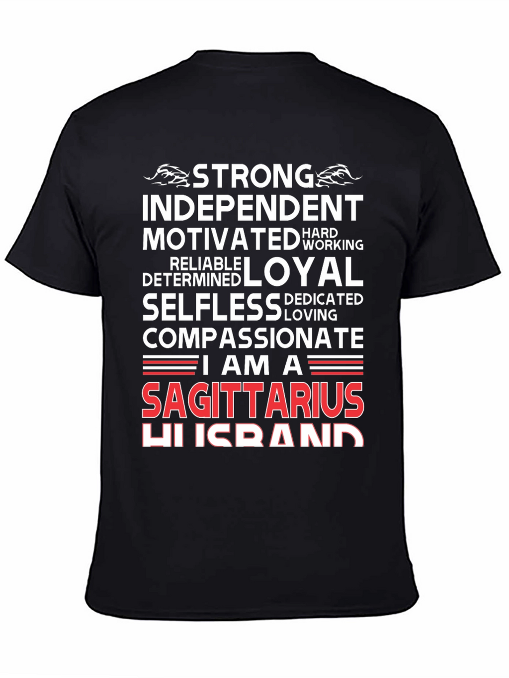 Sagittarius Husband Graphic T-Shirt