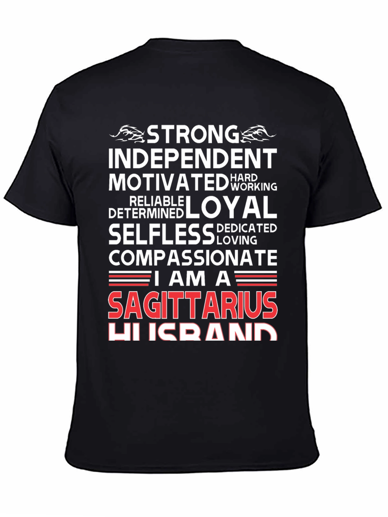 Sagittarius Husband Graphic T-Shirt