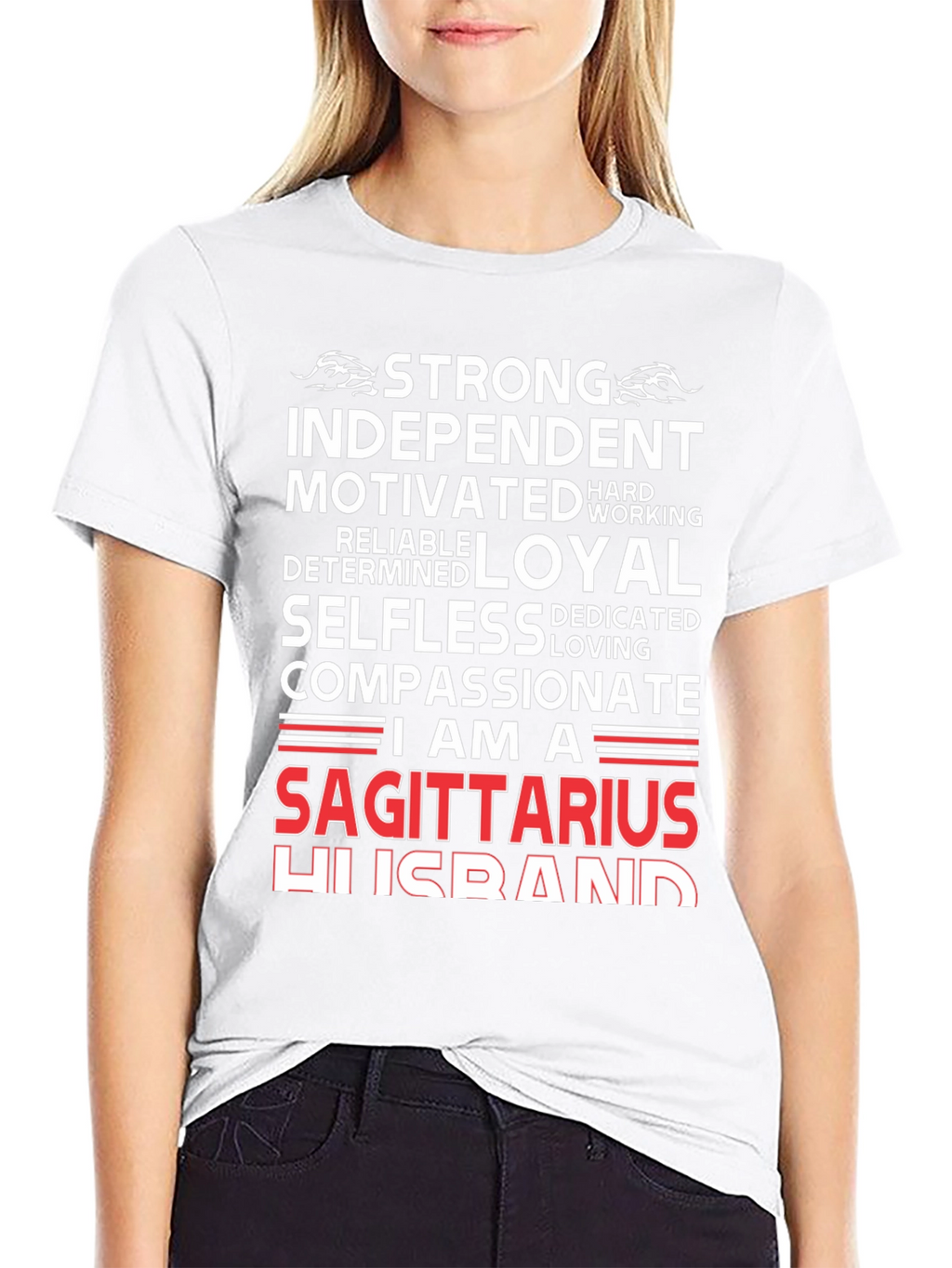 Sagittarius Husband Graphic T-Shirt