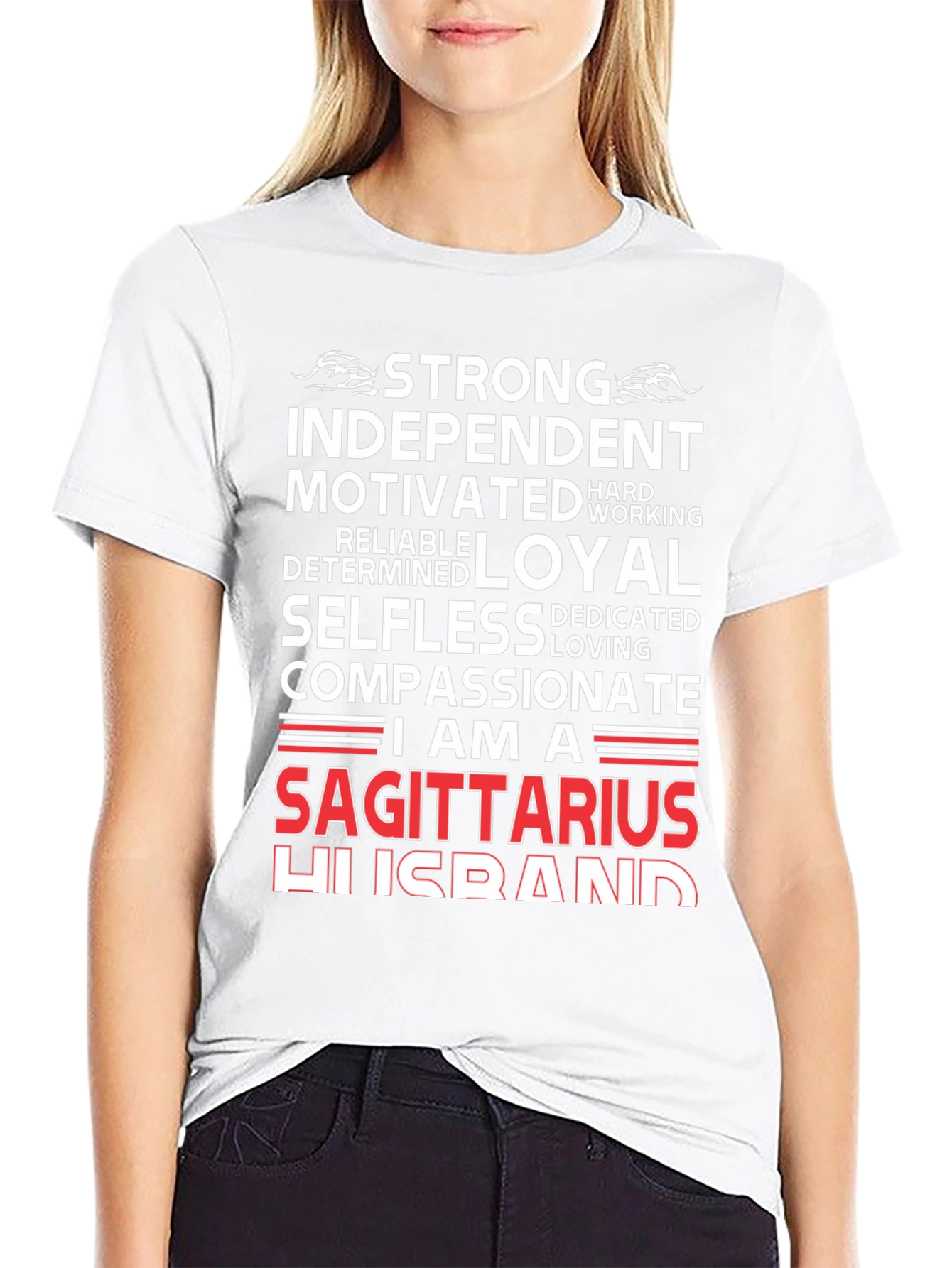 Sagittarius Husband Graphic T-Shirt