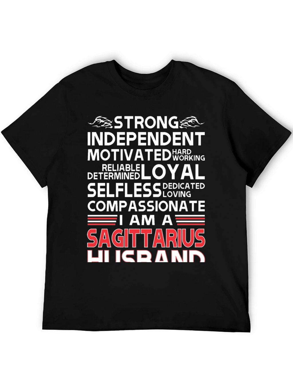 Sagittarius Husband Graphic T-Shirt