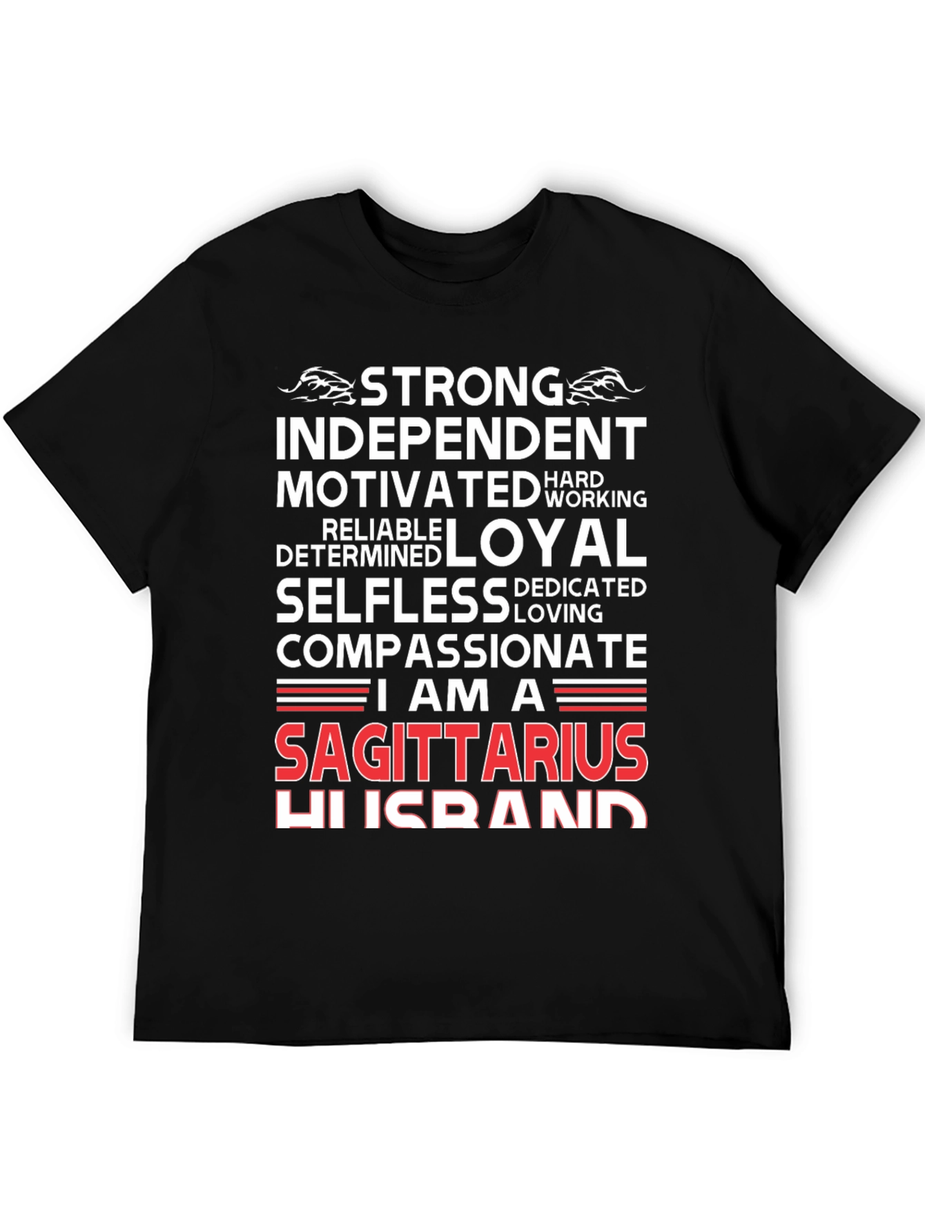 Sagittarius Husband Graphic T-Shirt