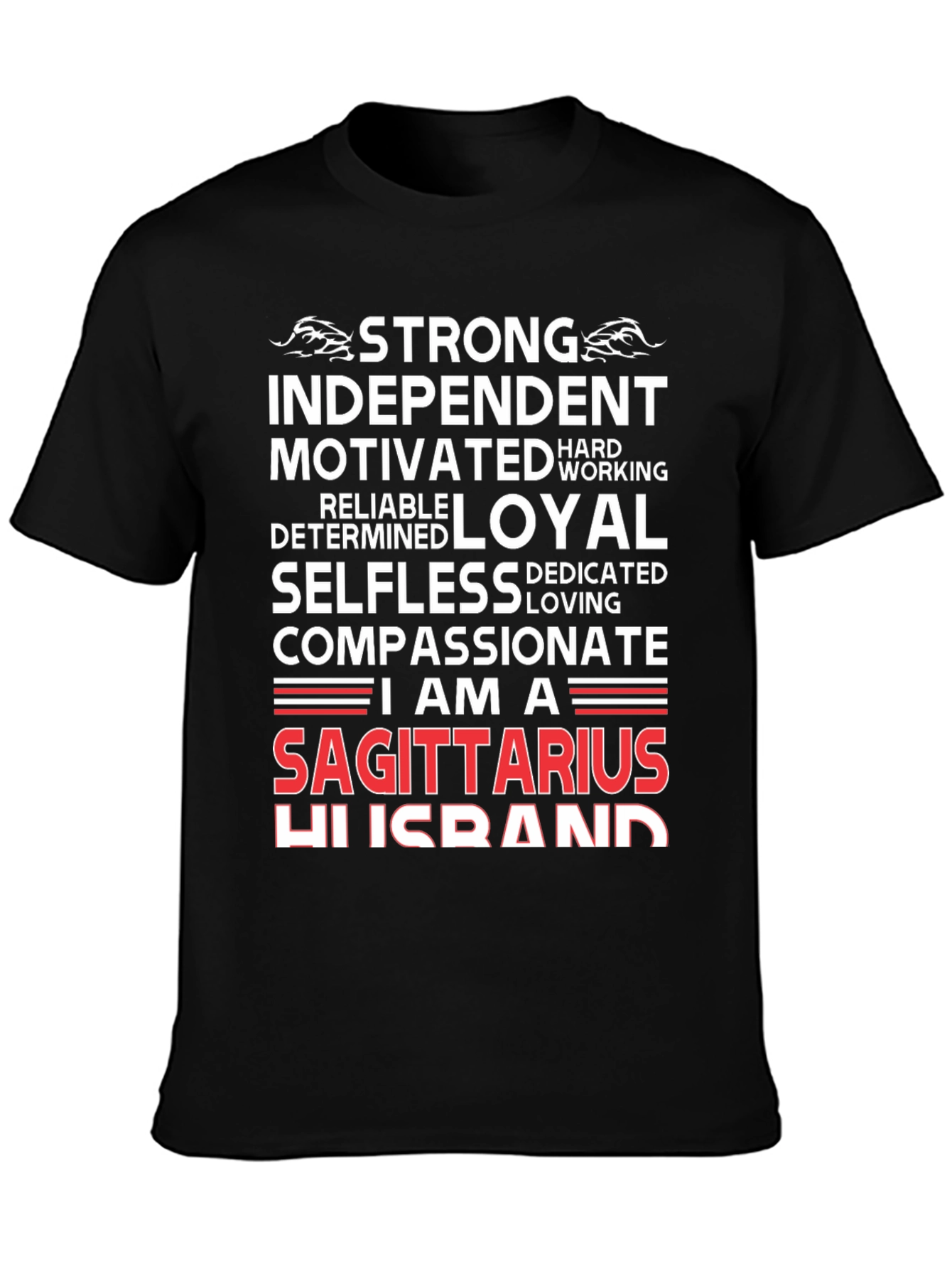 Sagittarius Husband Graphic T-Shirt