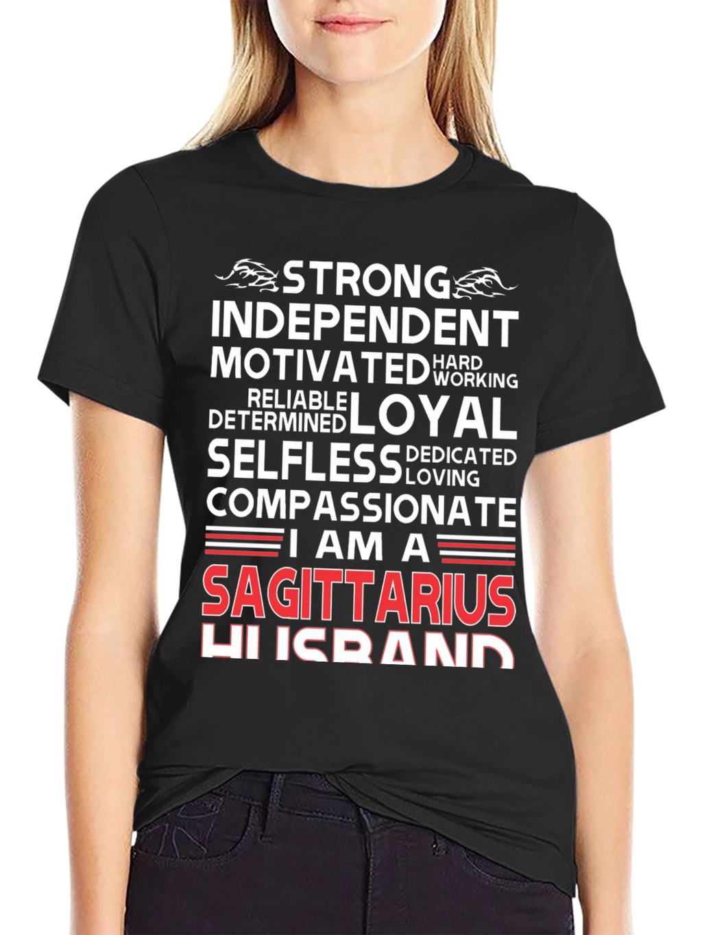 Sagittarius Husband Graphic T-Shirt