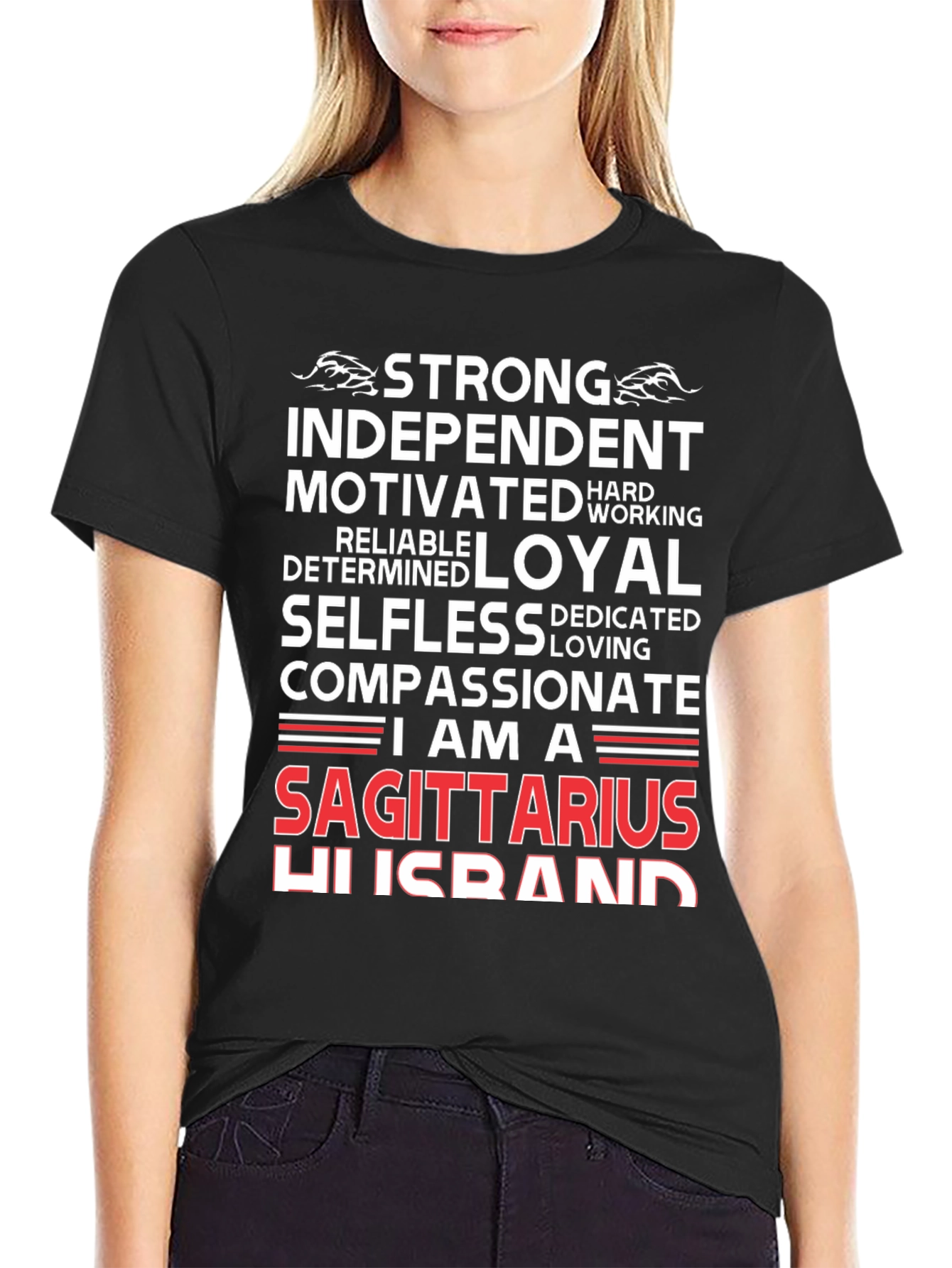 Sagittarius Husband Graphic T-Shirt